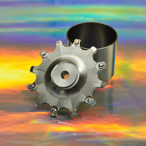 Titanium Jockey Wheel set