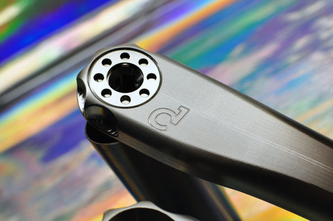 Machined Titanium Crankset