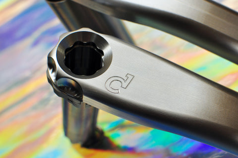 Machined Titanium Crankset
