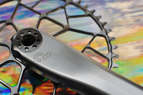 Machined Titanium Crankset