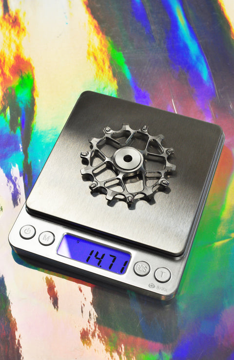 Titanium Jockey Wheel set
