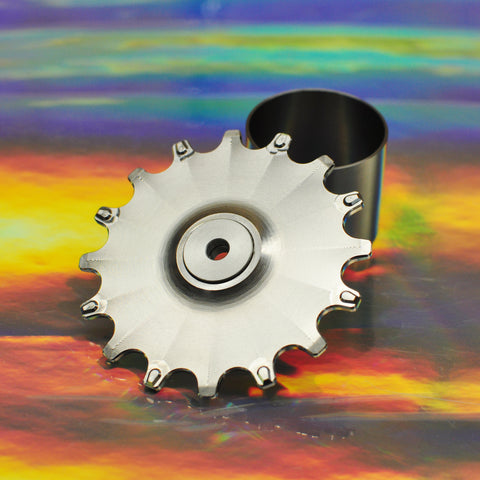 Titanium Jockey Wheel set