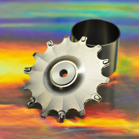 Titanium Jockey Wheel set
