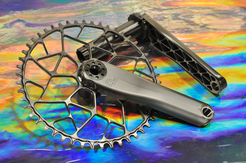 Machined Titanium Crankset