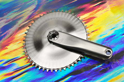 Machined Titanium Crankset