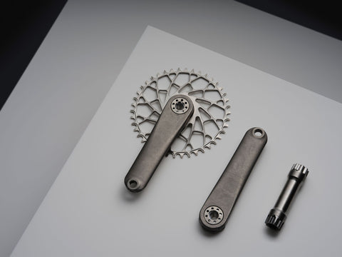 Titanium crankset - Made to order